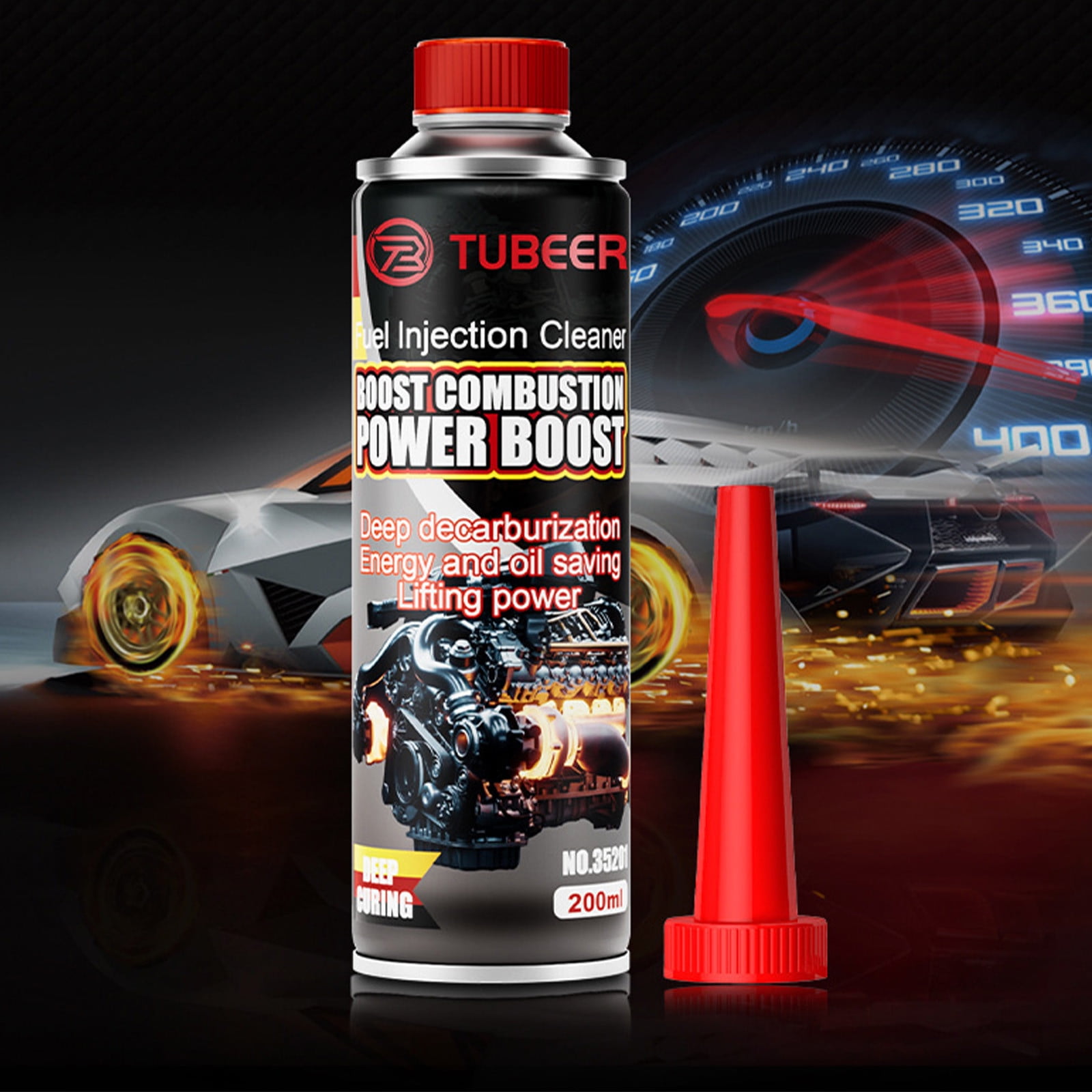 Car Gasoline System Cleaner 200ml Gasoline Additive For Powerful Carbon Buildup Removal And