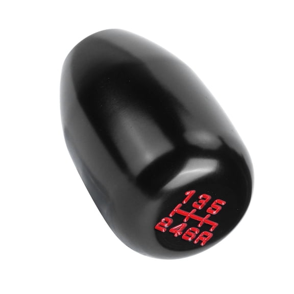 Car Gear Knob Universal Manual Knob Gear Shift Head Shifter 6 Speed, Made of metal material,sturdy in use, high sensitivity, with 3 plastic adapters for easy installation