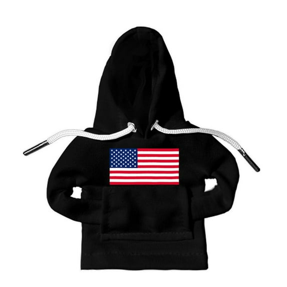 Car Gear Shift Hoodie, Universal Gear Shift Knob Cover, Car Interior Accessories And Decorations, USA Flag Gear Shifter Knob, Automotive Interior Cute Gadgets-Black