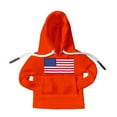 thumbnail image 1 of Car Gear Shift Hoodie, Universal Gear Shift Knob Cover, Car Interior Accessories And Decorations, USA Flag Gear Shifter Knob, Automotive Interior Cute Gadgets-Orange, 1 of 8