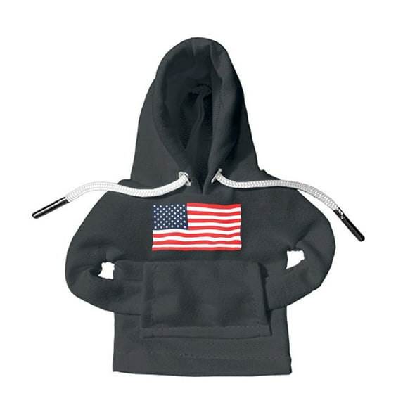 Car Gear Shift Hoodie, Universal Gear Shift Knob Cover, Car Interior Accessories And Decorations, USA Flag Gear Shifter Knob, Automotive Interior Cute Gadgets-Gray