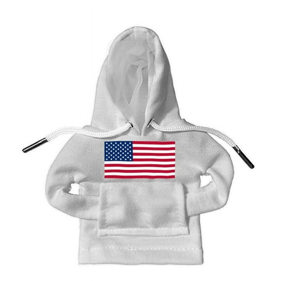 Car Gear Shift Hoodie, Universal Gear Shift Knob Cover, Car Interior Accessories And Decorations, USA Flag Gear Shifter Knob, Automotive Interior Cute Gadgets-White