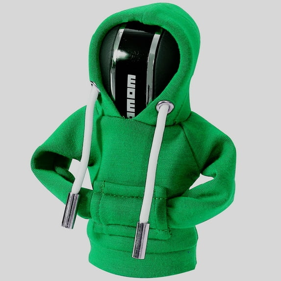 Car Gear Shift Hoodie, Universal Gear Shift Knob Cover, Hoodie For Car Shifter, Automotive Manual Interior Cute Gadgets, Car Interior Accessories, Car Shifter Stick Protector Decoration-Green