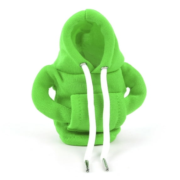 Car Gear Shift Hoodie, Universal Gear Shift Knob Cover, Hoodie For Car Shifter, Automotive Manual Interior Cute Gadgets, Car Interior Accessories And Decorations-Green