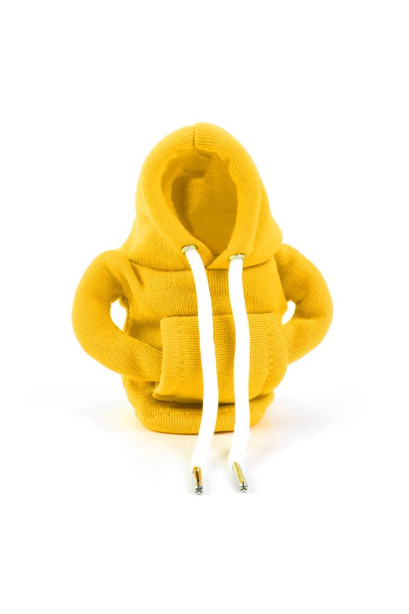 Car Gear Shift Hoodie, Universal Gear Shift Knob Cover, Hoodie For Car Shifter, Automotive Manual Interior Cute Gadgets, Car Interior Accessories And Decorations-Yellow