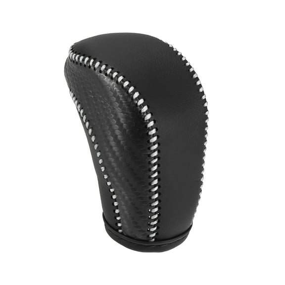 Car Gear Shift Knob Cover for Volkswagen Jetta Tiguan 11-19 Passat Beetle 12-19 Atlas 18-19 CC 13-17 Gray Line