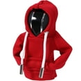 thumbnail image 1 of Car Gear Shift Knob Hoodie, Hoodie Car Gear Shift Cover, Hoodie For Car Shifter, Universal Fit Knob Cover, Automotive Interior Accessories -Red, 1 of 5