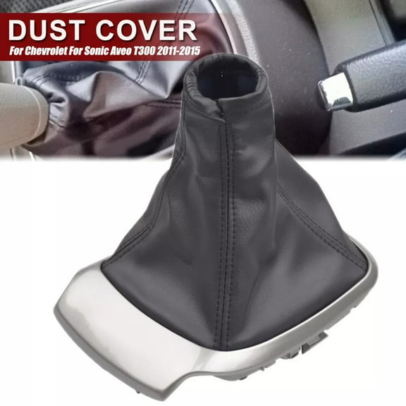 Car Gear Shift Knob Shifter Boot Cover For Chevrolet For Sonic Aveo T300 2011-15 Fangkenuo