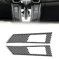 thumbnail image 1 of Car Gear Shift Panel Cover Sticker for Honda CRV 2016-2021, Carbon Fiber Central Control, 1 of 6