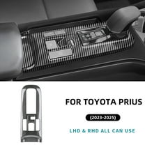 Car Gear Shift Panel for Toyota Prius 2023 2024 2025 ABS Carbon Fiber Style LHD Interior Accessories.