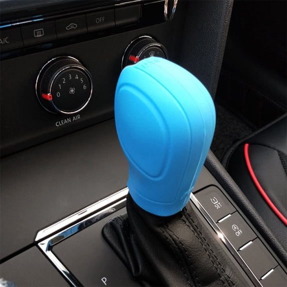 Car Gear Shifter Knob Cover - Universal Automatic Shifter Protector - Anti-Slip Gear Stick Cover for Car Interior - Elastic Shift Knob Protector for Major Vehicles - Driving Accessory