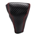 thumbnail image 1 of Car Gear Shifting Knob Cover Automatic Transmission for Honda CR-V 2017-2022 Black Red Stitches, 1 of 7