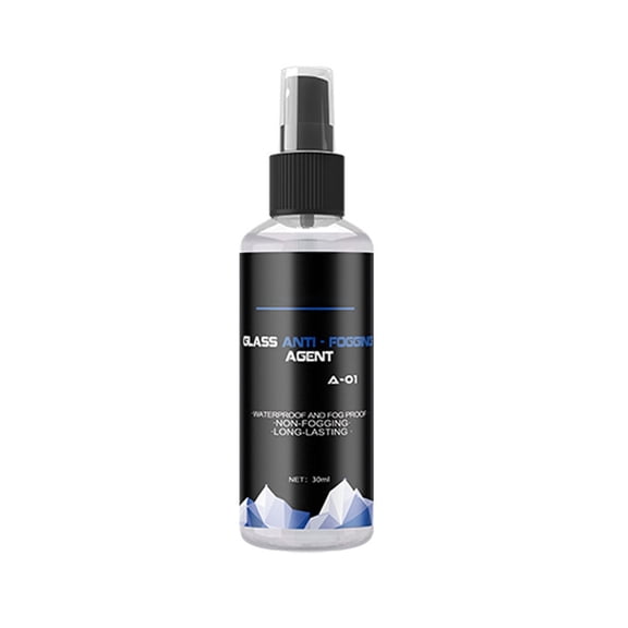 Car Glass Anti-Fog Agent 100ml,Windshield Rain Repellent and Protective Coating,Clear Visibility and Safe Driving Enhancer for Car Windows Mirrors and French Doors,Easy Home Application-A