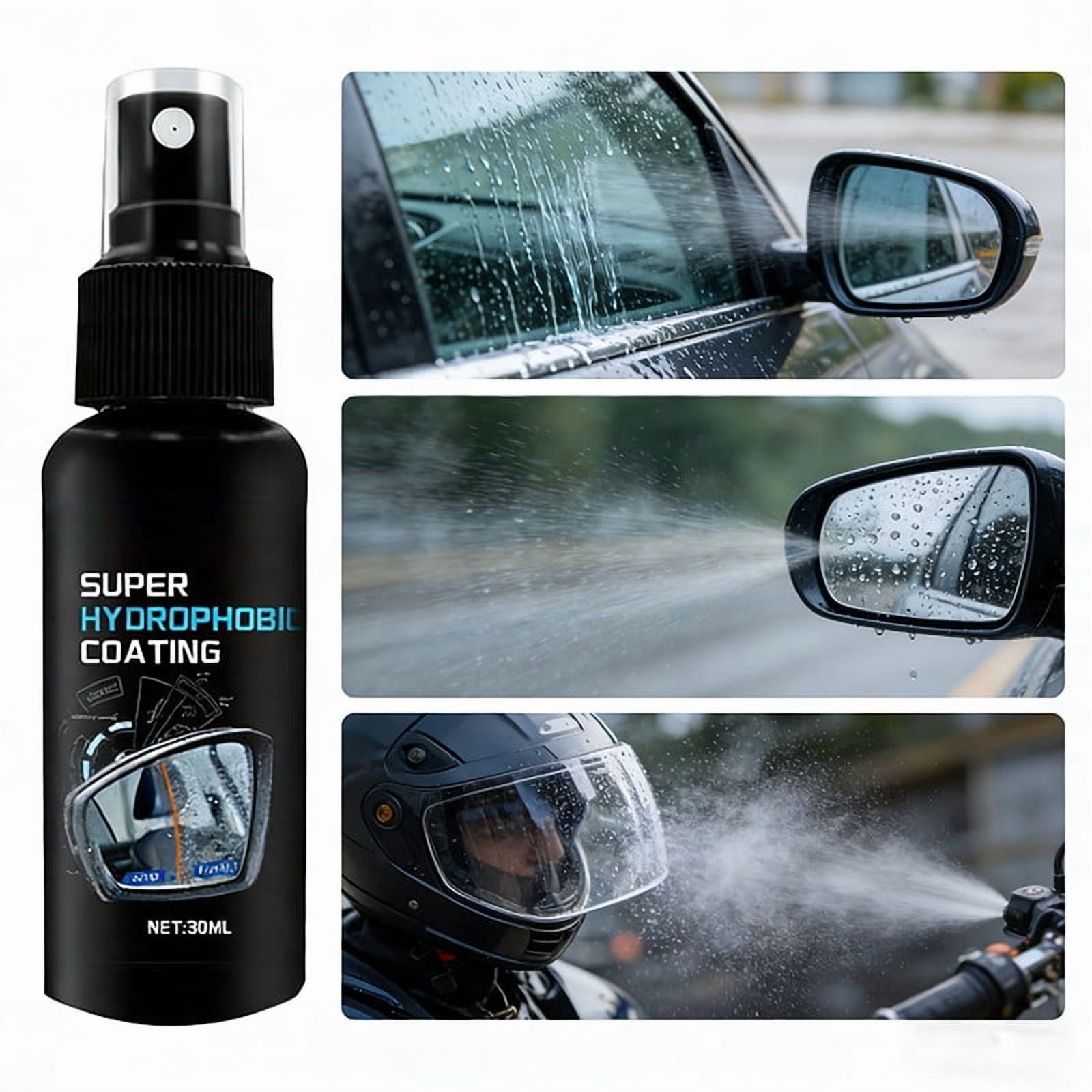 Car Glass Coating Spray,Hydrophobic Glass Treatment,Water Repellent ...