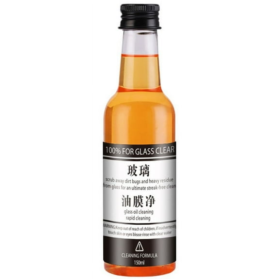 Car Glass Oil Film Remover Cleaner 150ml Windshield Stain Remover For Auto Window