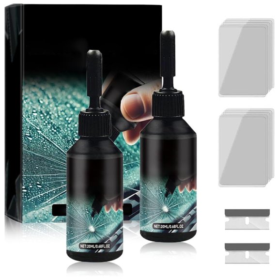 Car Glass Repair For Chips And Cracks Under 6mm None Formulas Safe For Indoor Use Long Lastingtig