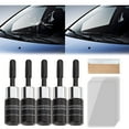 thumbnail image 1 of Car Glass Windshield Crack Repair Kit | Automotive Window Chip Repair Resin Fluid Set | 5pcs Repair Fluids + Curing Strips + Blade | 15ml Each | For Cars, Trucks, SUVs | Easy DIY Application, 1 of 8