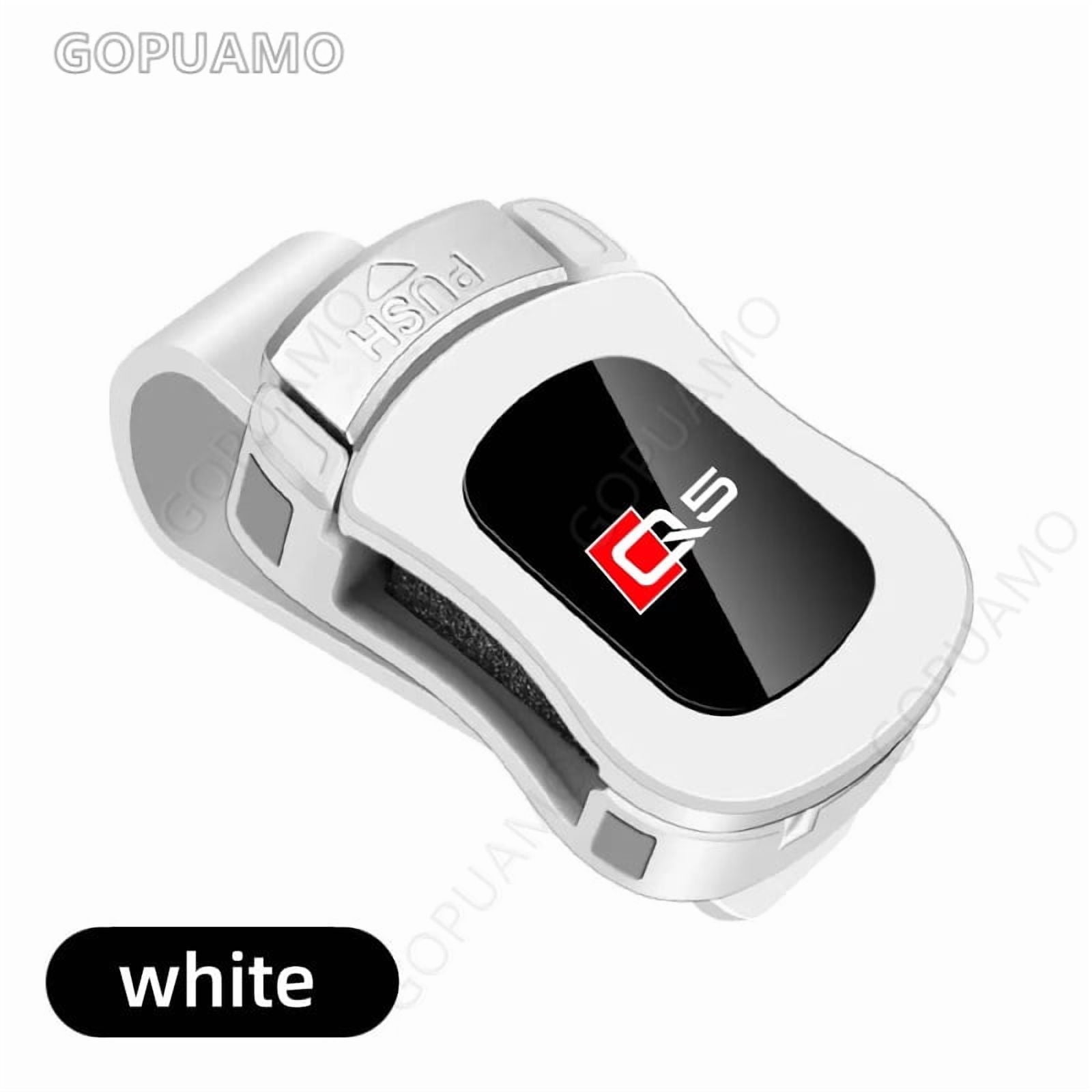 Car Glasses Holder Clip For Audi Q5 Press type sunglasses clip and ticket sunshade ABS Eyeglasses holder