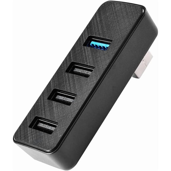 Car Glove Box USB Hub, 4-in-1 Multi Port Glovebox Drive Docking Station Charger, Automotive USB Hub Expander Dock Fast Charging, Compatible with Model 3 Highland Cybertruck