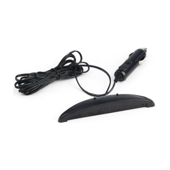Car-Grade Car Electronic Clock, Car Electronic Clock, with In-Car Thermometer & Voltmeter Blue Font