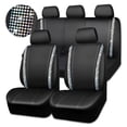 thumbnail image 1 of Car-Grand Bling Diamond Rhinestone Leather car seat covers full set waterproof universal shinning glitter crytal sparkle fit automotivve truck SUV Cute girl femal Multicolor, 1 of 9