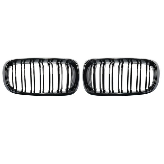 Car Grille Grill 2 Slat Front Kidney For BMW F15 F16 X5 X6 F85 F86 X5M X6M 2014-2018 Replacement Front Kidney Grill