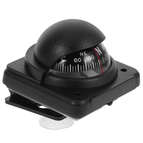 Adjustable Car Guide Compass with Automatic Mount for Automotive, Boat, Marine Dash Navigation