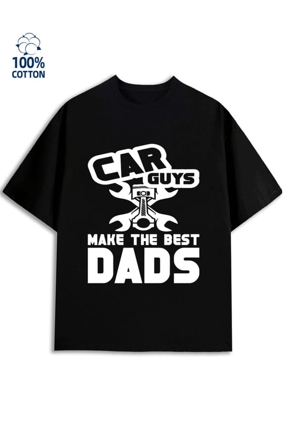 Car Guy Dad mens funny humor 180G 100% Cotton black y2k work Retro Unisex Shirt Printed tshirts Basic Unisex Shirt Graphic tshirts Casual Unisex Shirt Crewneck tshirts