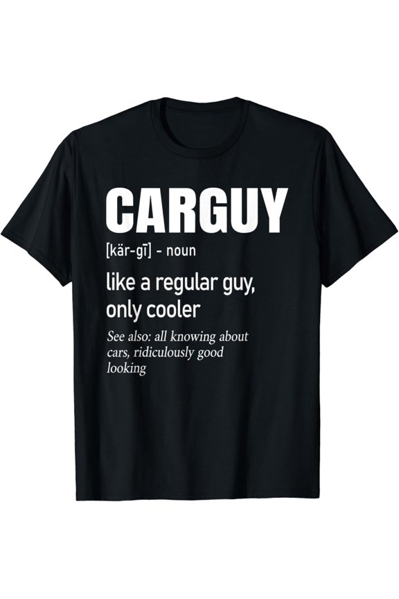 Car Guy Definition Mechanic Auto Racing Mens Graphic T-Shirt