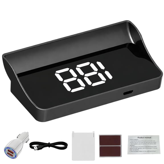 Car HUD Display, GPS Windshield Speedometer with MPH Display, Auto Brightness & 10Hz Refresh Rate,1Pc B