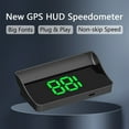 thumbnail image 1 of Car HUD GPS Speedometer, Digital Speedometer Head Up Display with Speed, KM/H & MPH, USB Plug and Play with USB Cable, Suitable for All Car, 1 of 3