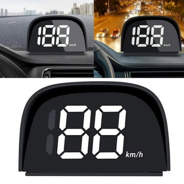 Universal Digital Speedometer GPS Car HUD - MPH Overspeed Alarm ...