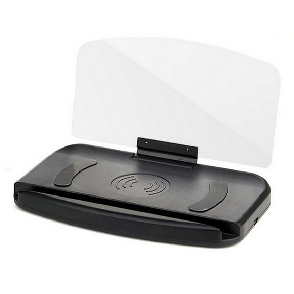 Car HUD Head Up Display Holder - Transparent Glass, Smartphone GPS Projector - Safe Navigation Tool for Drivers