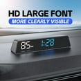 thumbnail image 1 of Car HUD Head Up Display Vehicle Speedometer Altitude Meter For OBD Cable Power, 1 of 11