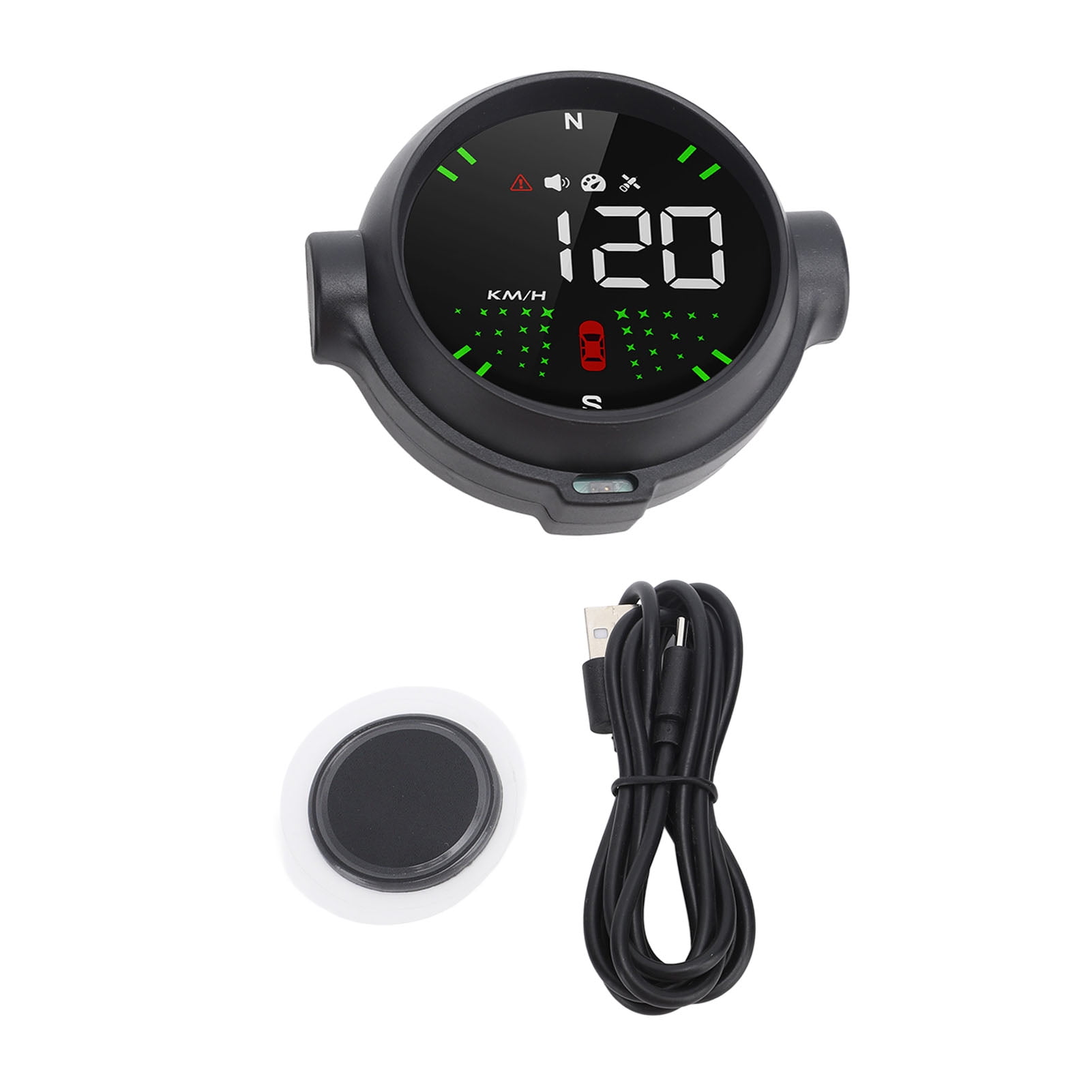 Car HUD Universal Digital GPS Speedometer With Time Altitude