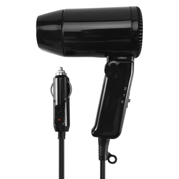 Car Hair Blow Dryer Heat Dc12V 216W Portable Foldable Blower Hot Wind For Travel Easy Storage Handle De-Frosting Vehicle Window