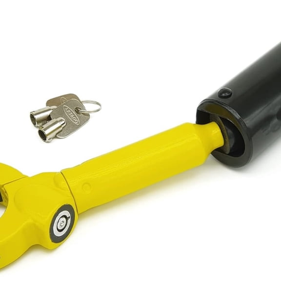 Car Handbrake Lock, More Adaptable Thread Adjustment, High Security with Anti-Drill Ball, Compact, Car Anti Theft Brake Gear Shift Knobs Handbrake Lock for Vehicle Van Camper