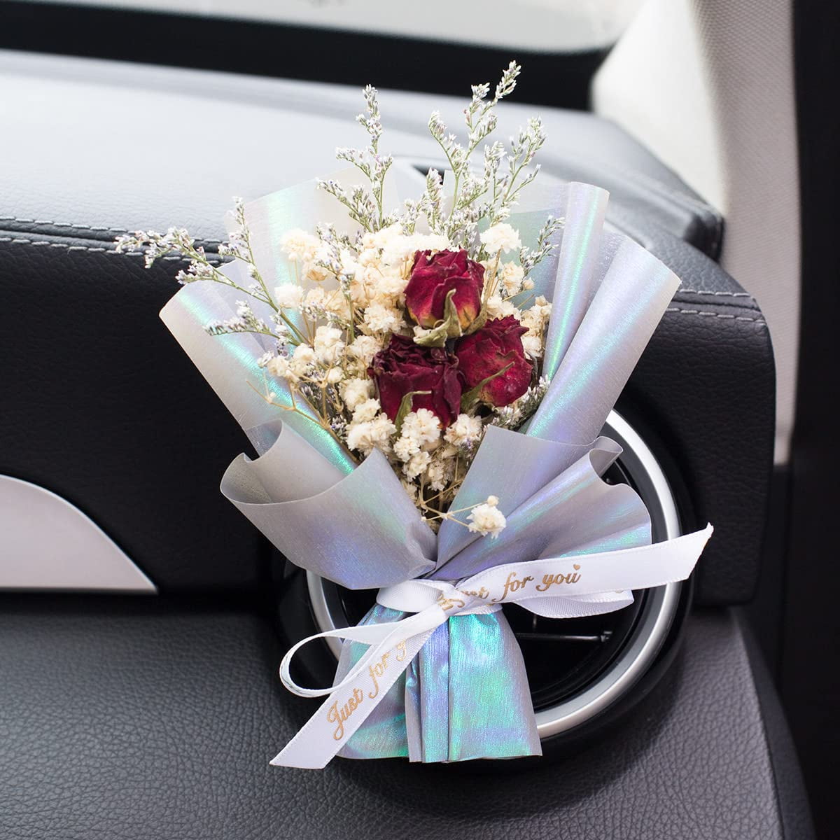 Dried Flower Bouquet, Handmade Mini Natural Flower Car Air Vent Clip, Car  Air Freshener, Car Scent Diffuser, Perfume Decoration 