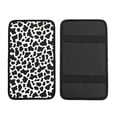 thumbnail image 1 of Car Handrails Box Pad 12.6 X 7.5 In Waterproof Non-Slip Wear-Resisting Durable Breathable Strong Tensile And Tensile Stretch Black White Cow Print, 1 of 7