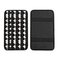 thumbnail image 1 of Car Handrails Box Pad 12.6 X 7.5 In Waterproof Non-Slip Wear-Resisting Durable Breathable Strong Tensile And Tensile Stretch Black Houndstooth Vintage Texture_3, 1 of 7
