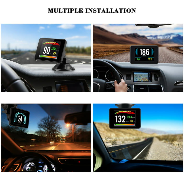 Car Head-Up Display OBD Smart Digital Meter OBD2 HUD Head Up