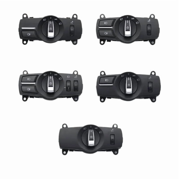 Car Headlamp Button Headlight Switch Control Assembly For BMW 5 6 7 X3 X4 F10 F11 F06 F12 F13 F01 F02 F04 F07 F25 F26