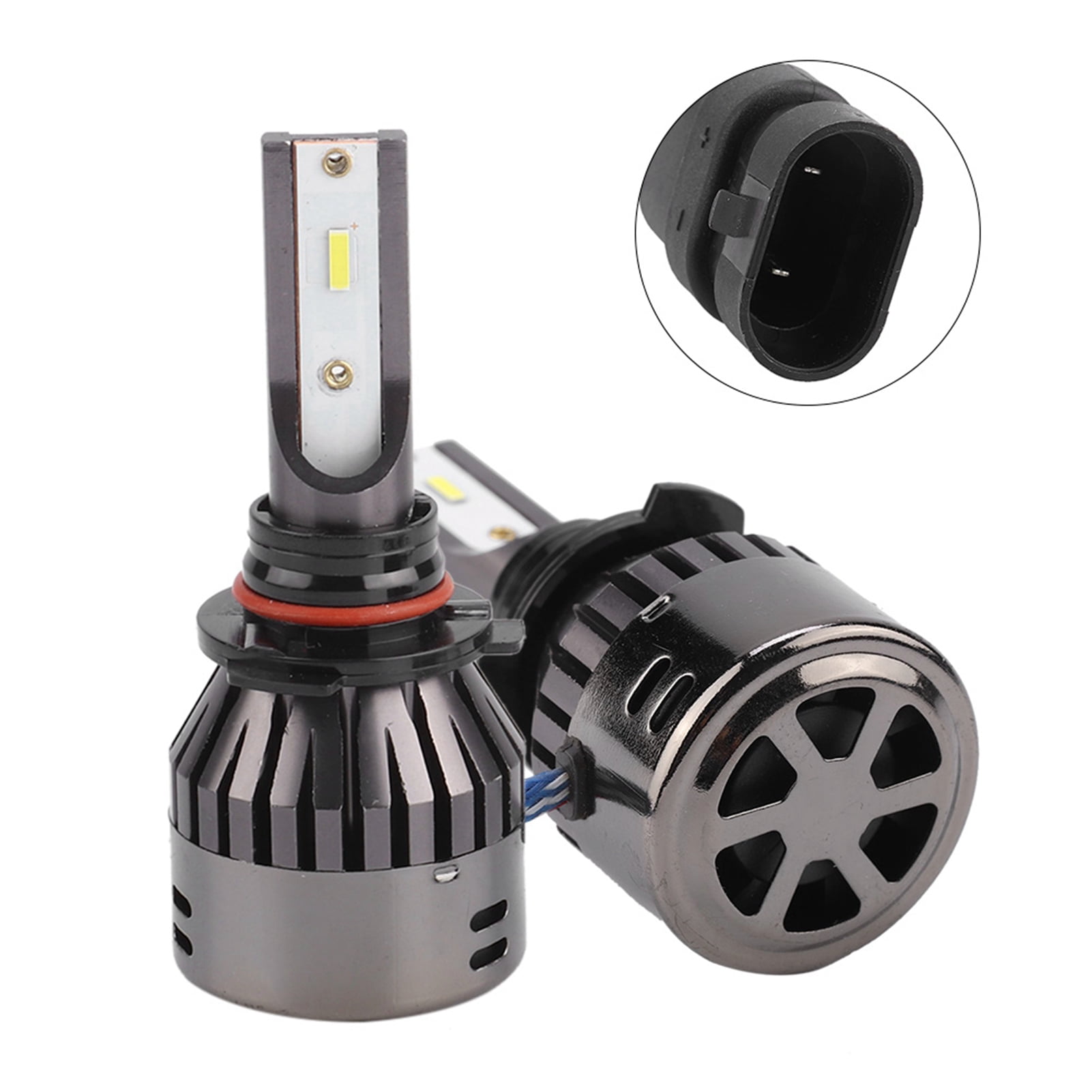 Car Headlight Car Headlamp 2pcs 9006 60W White Light Car Headlight