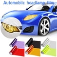 thumbnail image 1 of Car Headlight Color Change Film 30x100cm, PVC Chameleon Light Tint Translucent Sticker, Self Adhesive Lamp Protective Film, Vehicle Taillight Fog Light Wrap Vinyl, 1 of 9