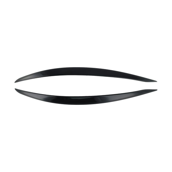 Car Headlight Eyebrow Sticker Car Exterior Decoration Piano Black/Carbon Fiber Pattern For Bmw 3 Series E92 E93 M3 2006-2012