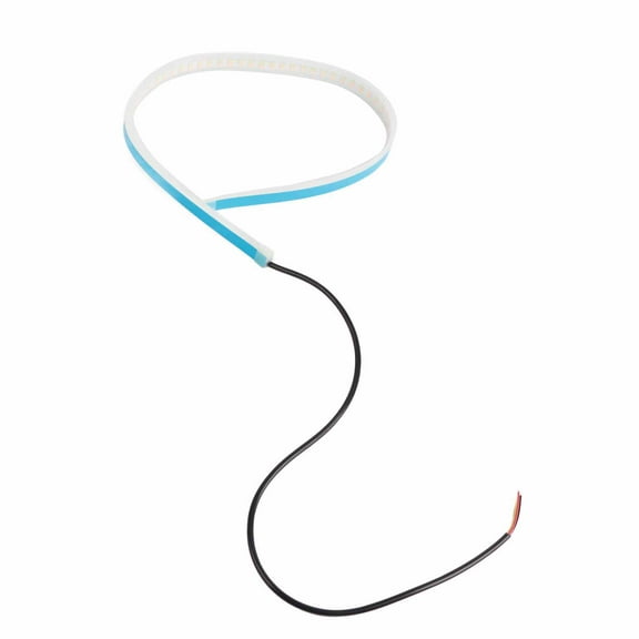 Car Headlight LED Strip Light Dual Color Dynamic Daytime Running Turn Signal Light Strip Tube Light