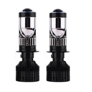 Car Headlight Mini Lens H4 H7 Mini LED Projector Turbo Fan Y10 Bulb Canbus Auto Motorcycles HeadLamp High Low Beam Fog Lights