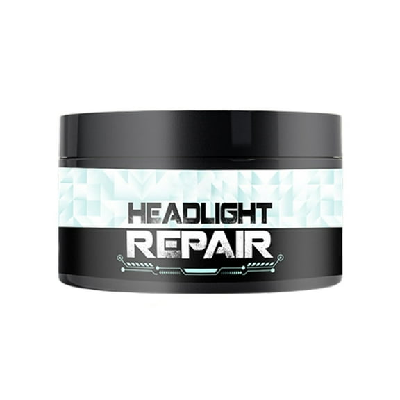 Car Headlight Paste 100G Yellowed Polishing Compound Headlamp Polish Cream, Improves Night Visibility Eliminates Yellowing Enhances Safety, For Drivers Mechanics Detailers