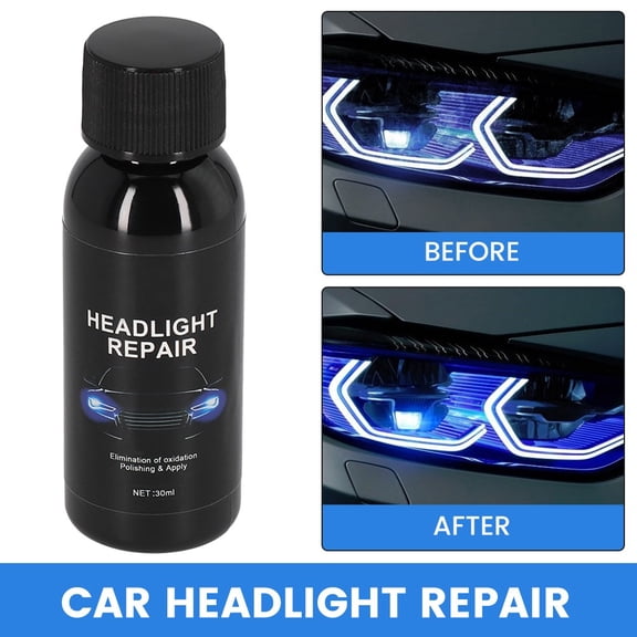 Car Headlight Polishing Agent Scratch Remover Repair Fluid Polish Tool Kit