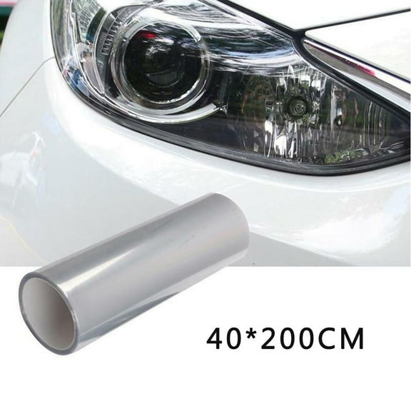 Car Headlight Protective Films 30X200cm Transparent Light Protector Films Bumper Hood Paint Protection Vinyl Wrap